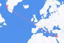 이스라엘 에일랏에서 출발해 그린란드 누크까지(으)로 가는 항공편