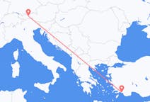 Flights from Dalaman in Turkey to Innsbruck in Austria