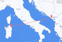 Flyreiser fra Tivat, Montenegro til Olbia, Italia