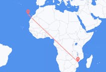 Flyrejser fra Beira til La Palma