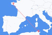 Loty z miasta Tunis do miasta Lorient