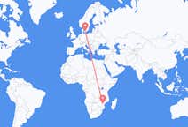 Flyrejser fra Chimoio, Mozambique til København, Danmark