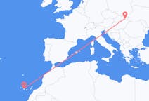 Flights from Košice in Slovakia to Tenerife in Spain
