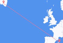Flyg från Mahon, Spanien till Narsarsuaq, Grönland