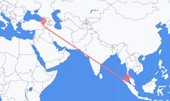 Рейсы из Медана, Индонезия в Мус, Турция