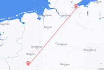 Vluchten uit Lübeck, Duitsland naar Dortmund, Duitsland