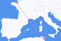 出发地 突尼斯出发地 恩菲达目的地 法国雷恩的航班