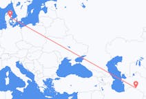 Flights from Ashgabat to Aarhus