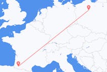Flights from Pau, Pyrénées-Atlantiques, France to Bydgoszcz, Poland