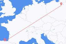 Flights from Bilbao, Spain to Szymany, Szczytno County, Poland