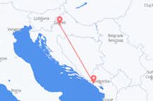 Flyreiser fra Zagreb, til Tivat