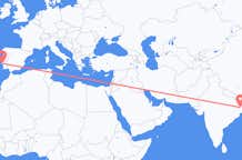 印度出发地 杜爾加布爾飞往印度目的地 里斯本的航班