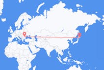 Flights from Kushiro, Japan to Bucharest, Romania