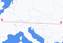 Flyreiser fra Tours, Frankrike til Bacău, Romania
