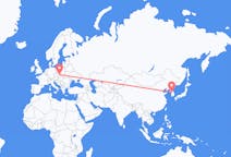 Flyg från Seoul, Sydkorea till Ostrava, Tjeckien