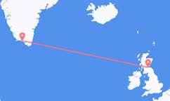 Flights from Qaqortoq to Edinburgh