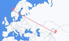 Flyg från Aksu City, Kina till Ørland, Norge