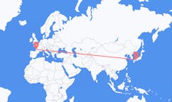 Flights from Takamatsu, Japan to Bordeaux, France