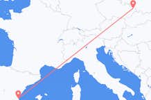 Flights from Valencia to Ostrava