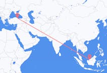 Flyg från Sibu, Malaysia till Samsun, Turkiet