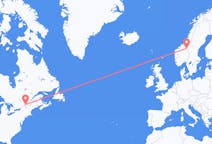 Flights from Montreal, Canada to Røros, Norway