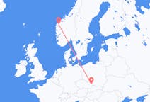 Vluchten van Ostrava, Tsjechië naar Volda, Noorwegen