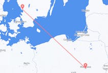 Flights from Halmstad, Sweden to Warsaw, Poland