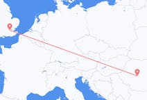 出发地 罗马尼亚出发地 錫比烏前往英格兰的伦敦的航班