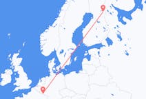 Vluchten van Luxemburg, Luxemburg naar Kuusamo, Finland