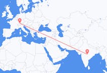 Flights from Nagpur to Zurich