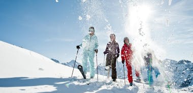 Viagem diurna de esqui para iniciantes para a região de esqui de Jungfrau saindo de Zurique