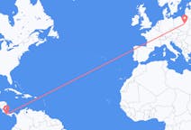 Flights from Puerto Jiménez to Warsaw