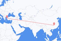 Flyg från Changsha, Kina till Mytilene, Kina