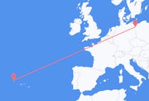 Flights from Corvo Island, Portugal to Szczecin, Poland