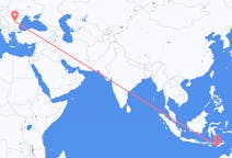 印度尼西亚出发地 古邦飞往印度尼西亚目的地 布加勒斯特的航班