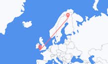 Vols de Newquay, Angleterre vers Kolari, Finlande