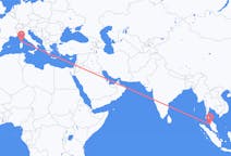 Flüge von Penang, Malaysia nach Figari, Frankreich