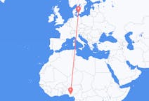Flights from Asaba to Copenhagen