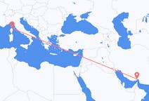Flyreiser fra Bandar Abbas, Iran til Bastia, Frankrike
