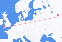 Fly fra Nizjnij Novgorod til Newquay