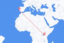 Vluchten van seronera, Tanzania naar Lissabon, Portugal