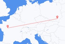 Flyg från Tours, Frankrike till Rzeszów, Polen