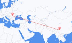 Flyrejser fra Diqing Tibetansk Autonome Præfektur, Kina til Sibiu, Rumænien