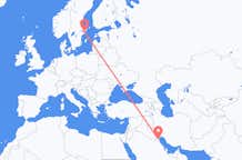 Flyreiser fra Kuwait, Kuwait til Stockholm, Sverige