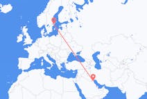 Flyg från Kuwait, Kuwait till Stockholm, Sverige