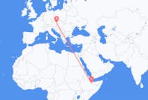 Flyreiser fra Jijiga, Etiopia til Vienna, Østerrike