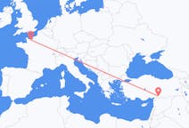 出发地 法国出发地 卡昂目的地 土耳其加濟安泰普的航班