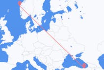 Flights from Trabzon, Turkey to Florø, Norway