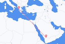 出发地 沙特阿拉伯奈季蘭目的地 希腊普雷韋扎的航班