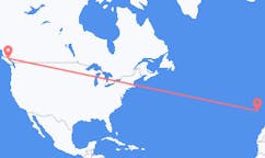 Flyrejser fra Campbell River, Canada til Porto Santo, Portugal